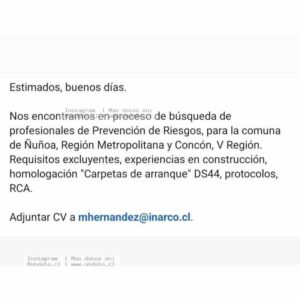 Prevención de Riesgos Profesionales