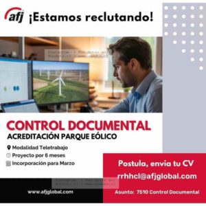 Control Documental Parque Eólico Teletrabajo