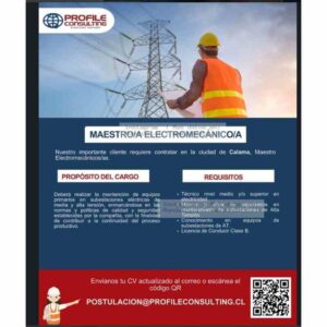 Maestro Electromecánico Calama
