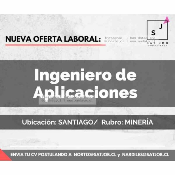 Ingeniero de Aplicaciones Minería