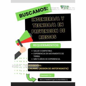 Ingeniero/a y Técnico/a en Prevención de Riesgos