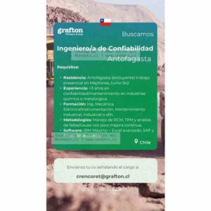 Ingeniero/a De Confiabilidad