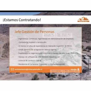 Jefe Gestión de Personas