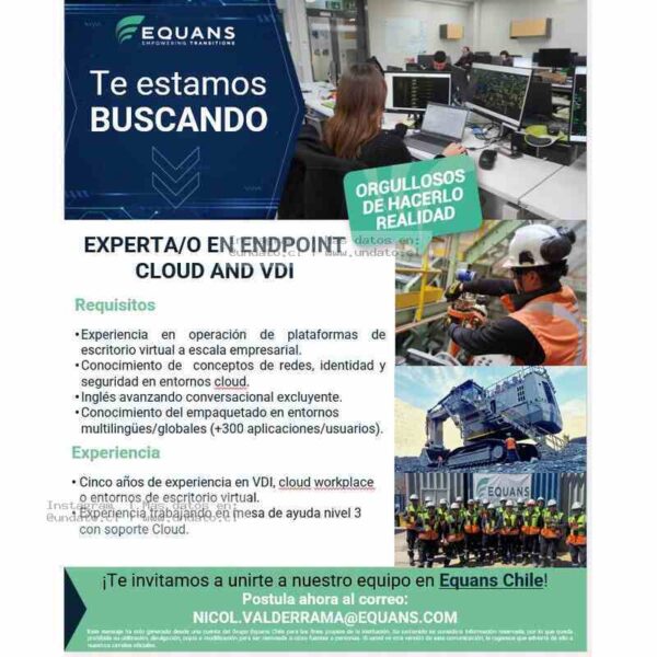 Experto en Endpoint Cloud y VDI