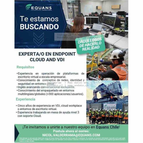Experto en Endpoint Cloud y VDI