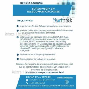 Supervisor en Telecomunicaciones