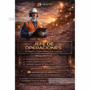 Jefe de Operaciones – Planta San Lorenzo