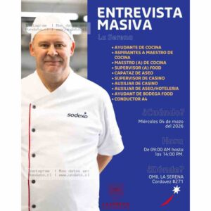 Entrevista Masiva Sodexo La Serena 2026