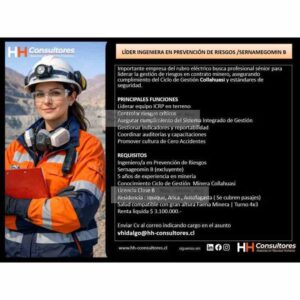 Líder de Prevención de Riesgos Minería B