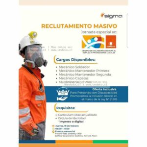 Reclutamiento Minero en Codelco Calama