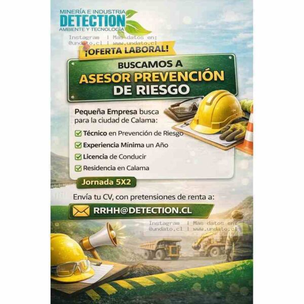 Asesor Prevención de Riesgo Calama