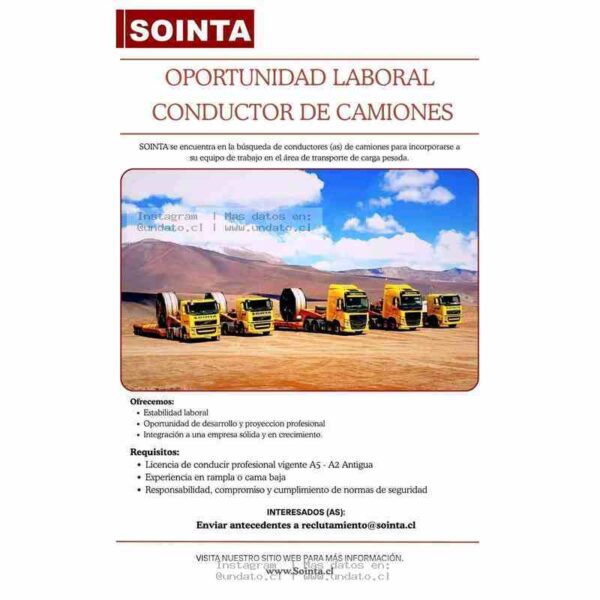 Conductor de Camiones
