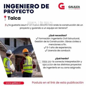 Ingeniero de Proyecto Galilea Talca