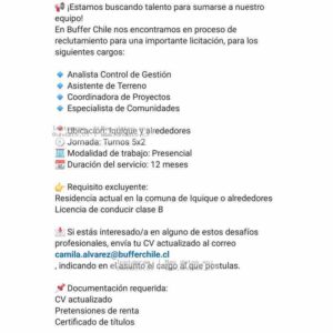 Oportunidades De Talento En Buffer Chile Iquique