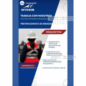 Prevencionista de Riesgos – Ingeniero/Técnico
