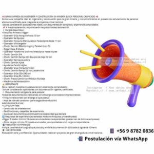 Empleos en Minería y Construcción