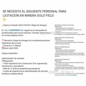 Contrato Marco Apoyo Salares Norte