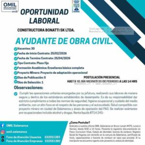 Ayudante de Obra Civil – Salamanca