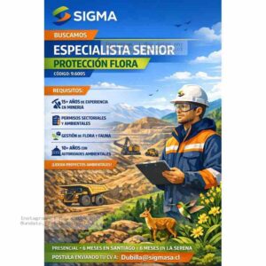 Especialista Senior Protección Flora