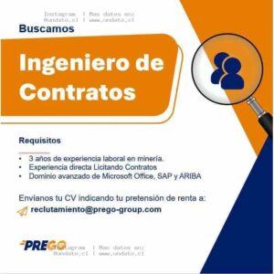 Ingeniero de Contratos Minería