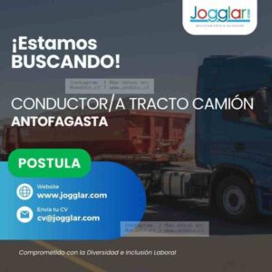 Conductor/a Tracto Camión - Antofagasta