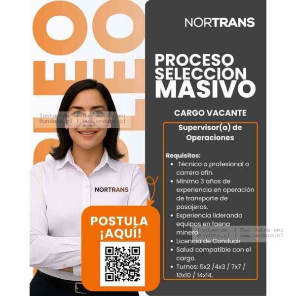 Supervisor de Operaciones