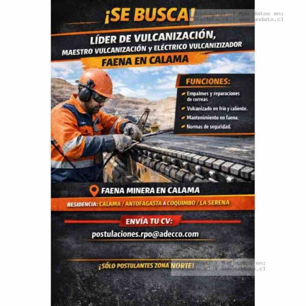 Puestos de Vulcanización Minería