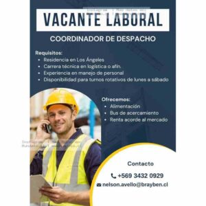 Coordinador de Despacho Los Ángeles