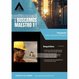 Maestro 1 - Piping Estanques Antofagasta