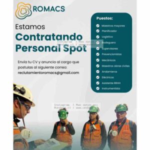 Puestos Disponibles ROMACS