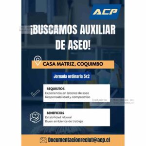 Auxiliar de Aseo