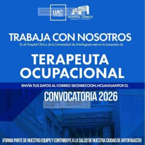 Terapeuta Ocupacional Hospital Clínico U. de Antofagasta