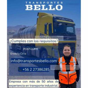 Conductor - Transportes Bello