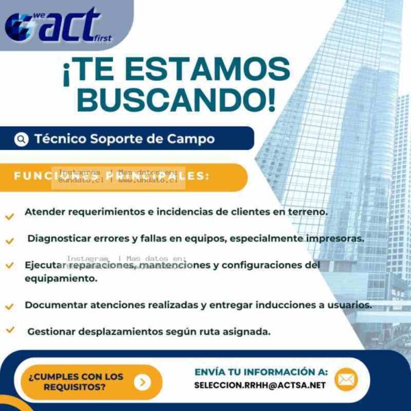 Técnico de Soporte de Campo