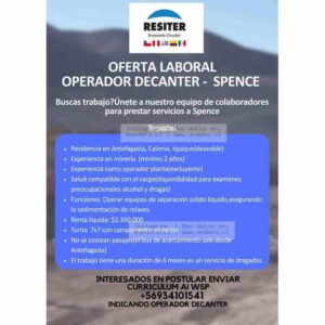 Operador Decanter Spence