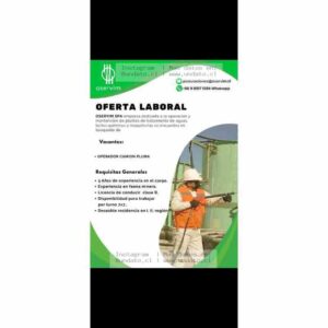 Operador Camión Pluma – Minería