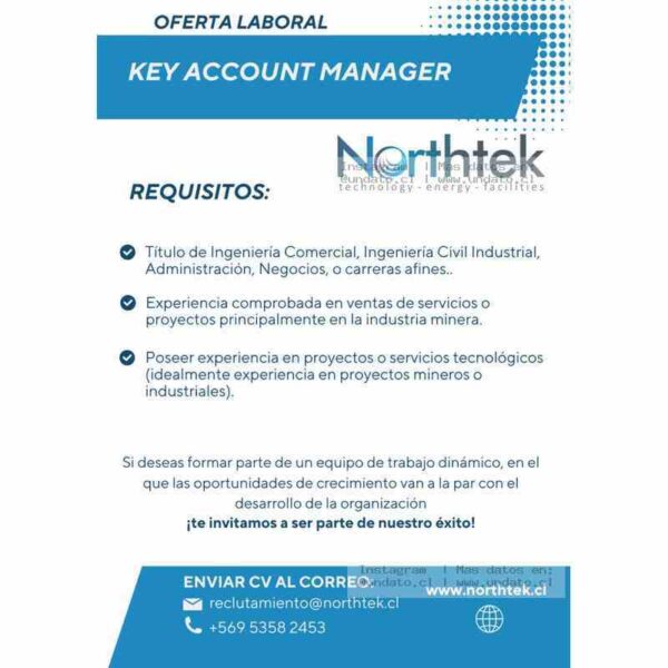 Key Account Manager – Northtek Chile
