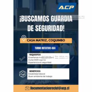 Guardia De Seguridad Coquimbo 4x4