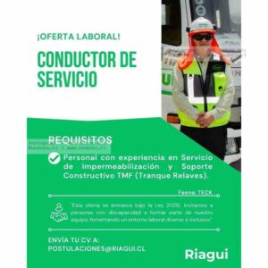 Conductor de Servicio TMF