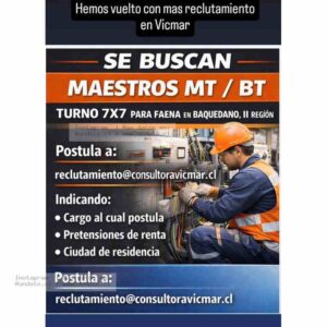 Maestros MT/BT Turno 7x7 Baquedano
