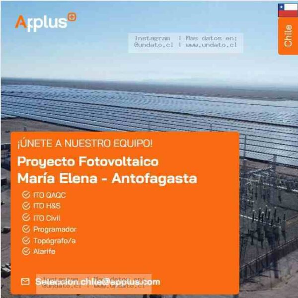 Proyecto Fotovoltaico María Elena, Antofagasta